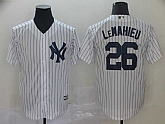 Yankees 26 DJ LeMahieu White Cool Base Jersey,baseball caps,new era cap wholesale,wholesale hats